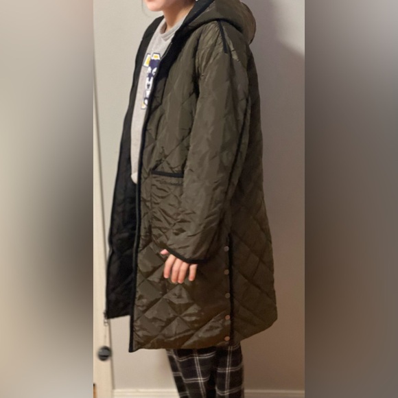 NWT-Lucky Brand Quilted Coat/Jacket - Picture 2 of 14